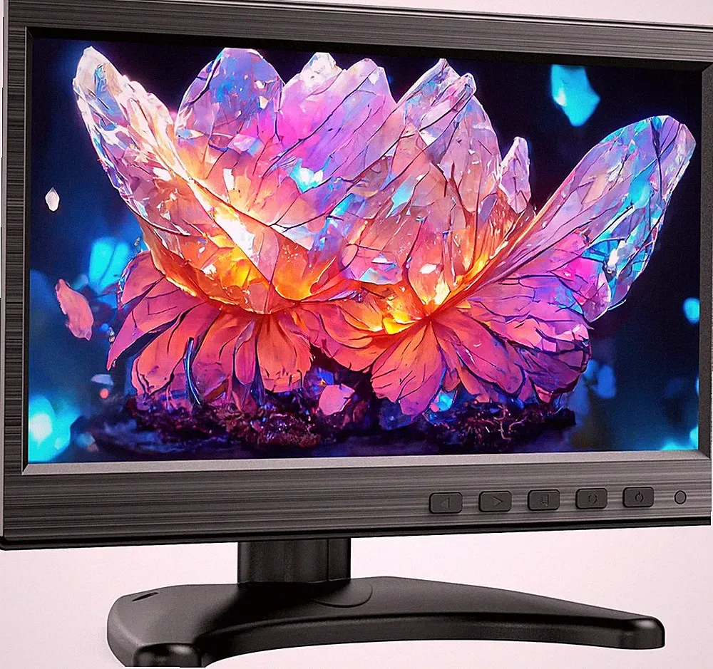 10.1 inch Monitor 1024x600 LCD IPS HDMI Monitor 10 inch Security CCTV Display