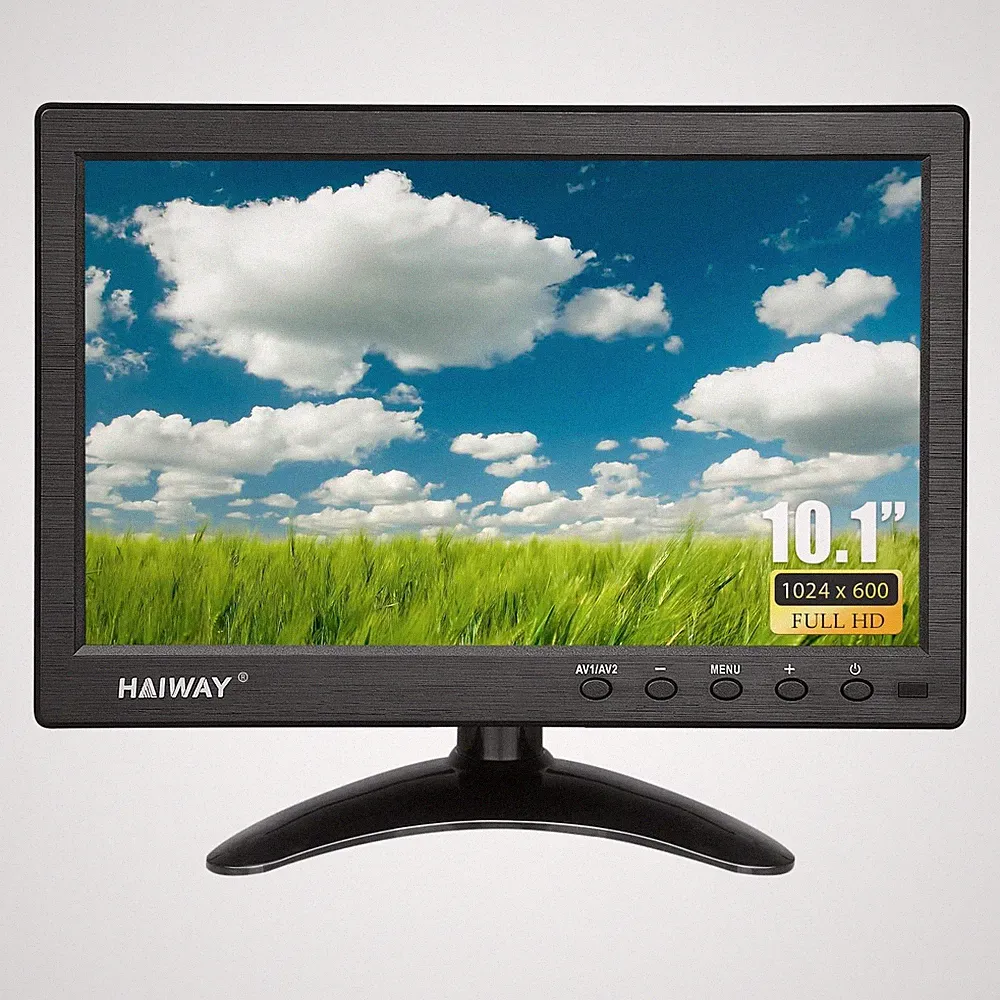 10.1 inch Monitor, 1024x600 Resolution Small HDMI Monitor Small Computer Moni...