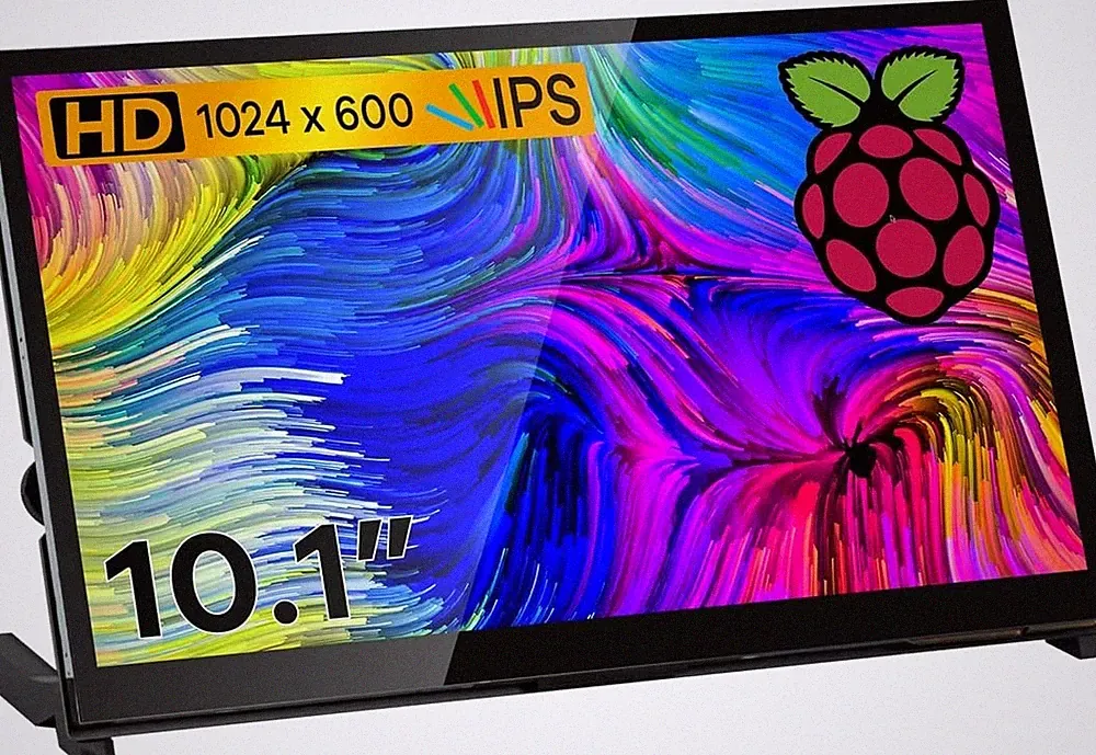 10.1" IPS HDMI Portable Monitor 1024x600 Touch Screen for Raspberry Pi Xbox PS4