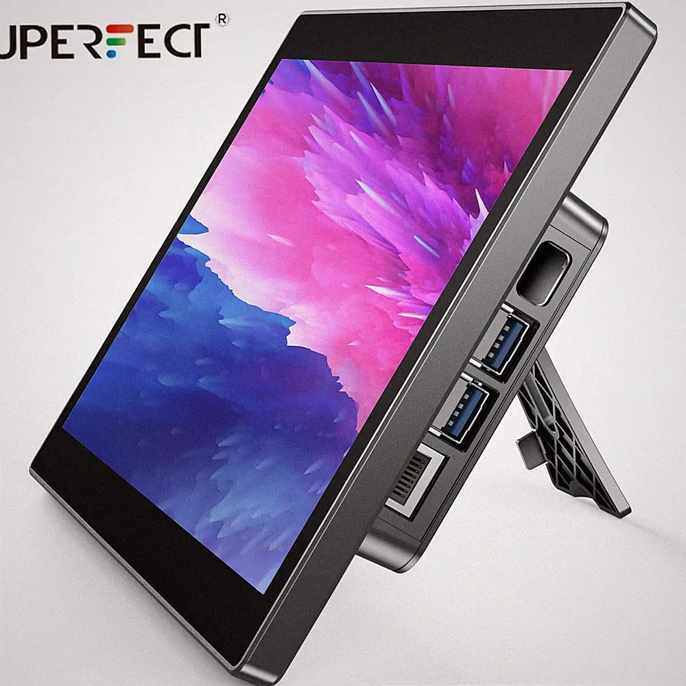 10.1" IPS Touch Screen Portable Monitor HDMI/Type-C For Raspberry Pi 2 3 4 B