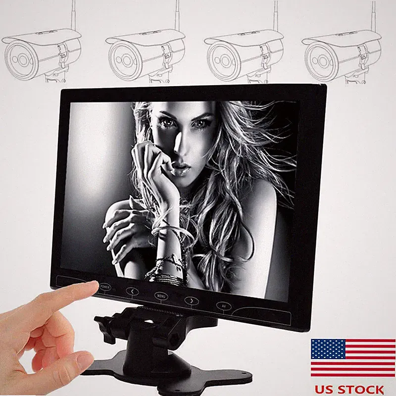 10.1" Portable Small HDMI LCD Monitor w/Speaker For PC/TV/Security system VGA