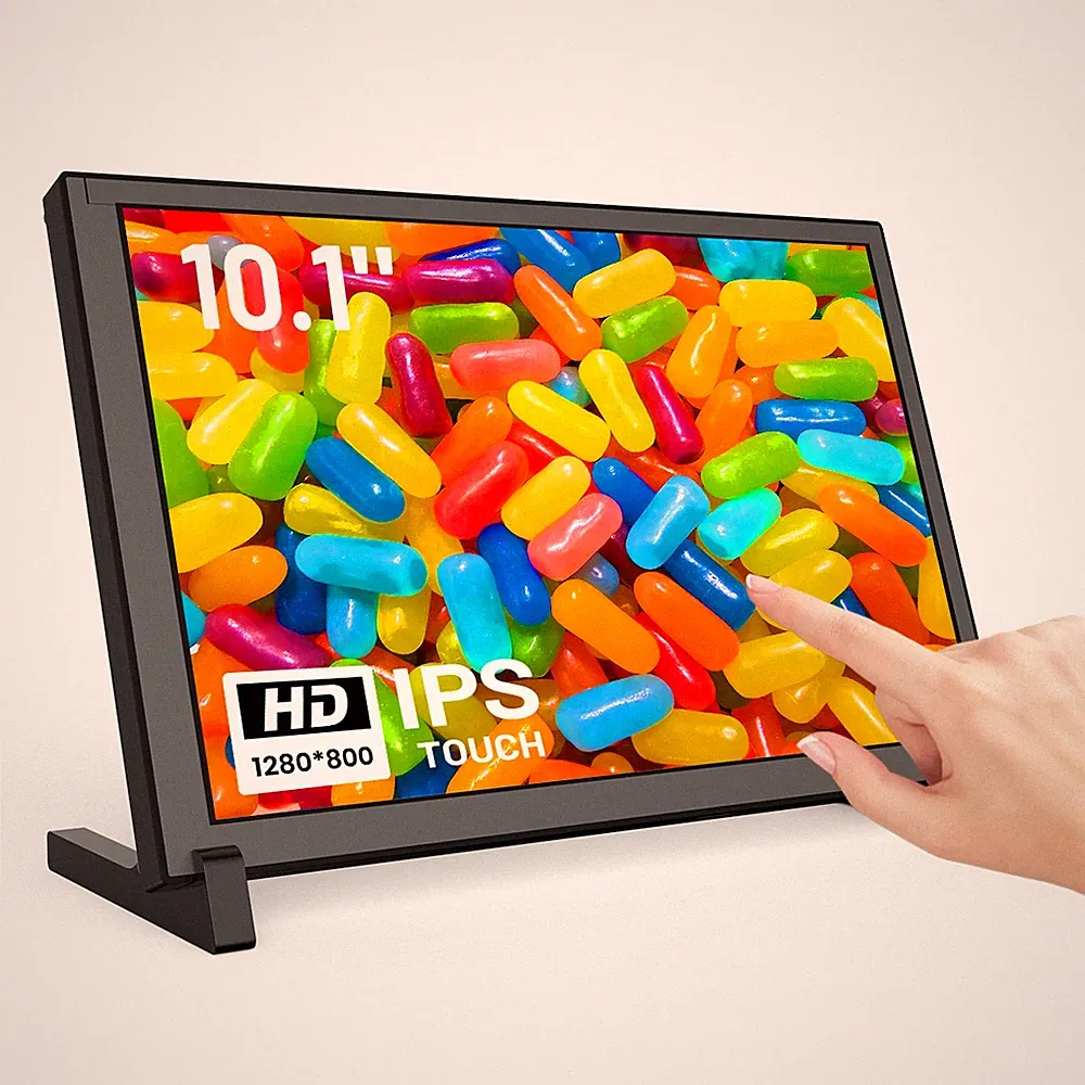 10.1in IPS HDMI Display Portable Touchscreen Gaming Monitor for Raspberry Pi PC