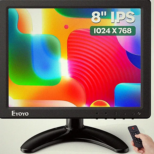 1024x768 4:3 IPS Monitor | Built-in Speaker, Remote Control