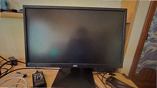 1080p 75hz 24" AOC adjustable monitor (comes with cable)