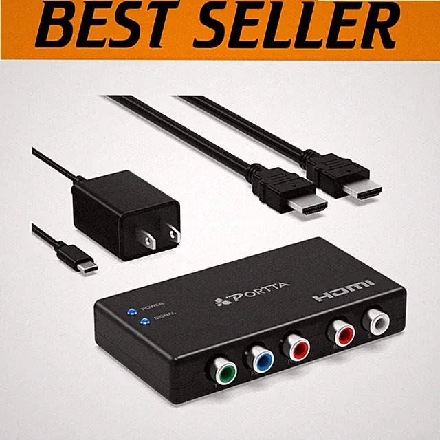 1080p Component to HDMI Converter PS2 Xbox