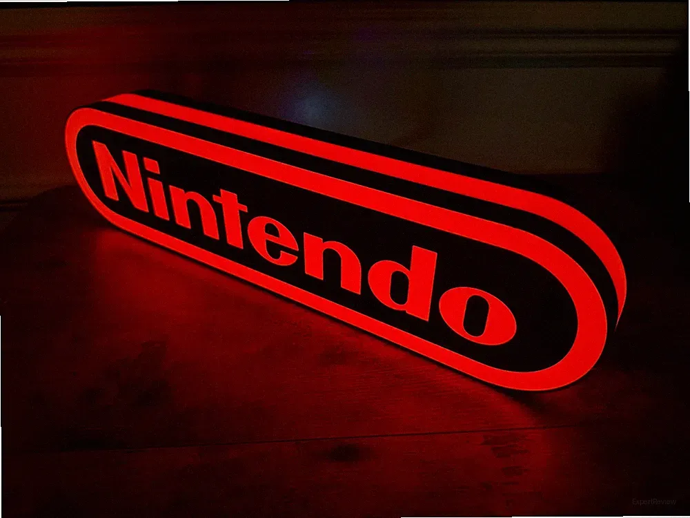 12.25" Nintendo Inspired Light Up LED Neon Sign Powered Gaming - Mario - Zelda