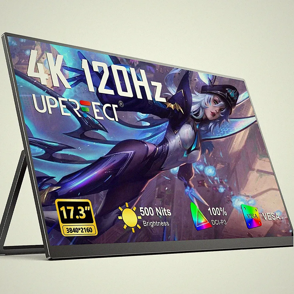 120Hz 4K Monitor 17.3" Portable Display Gaming Screen Extened Screen For Xbox