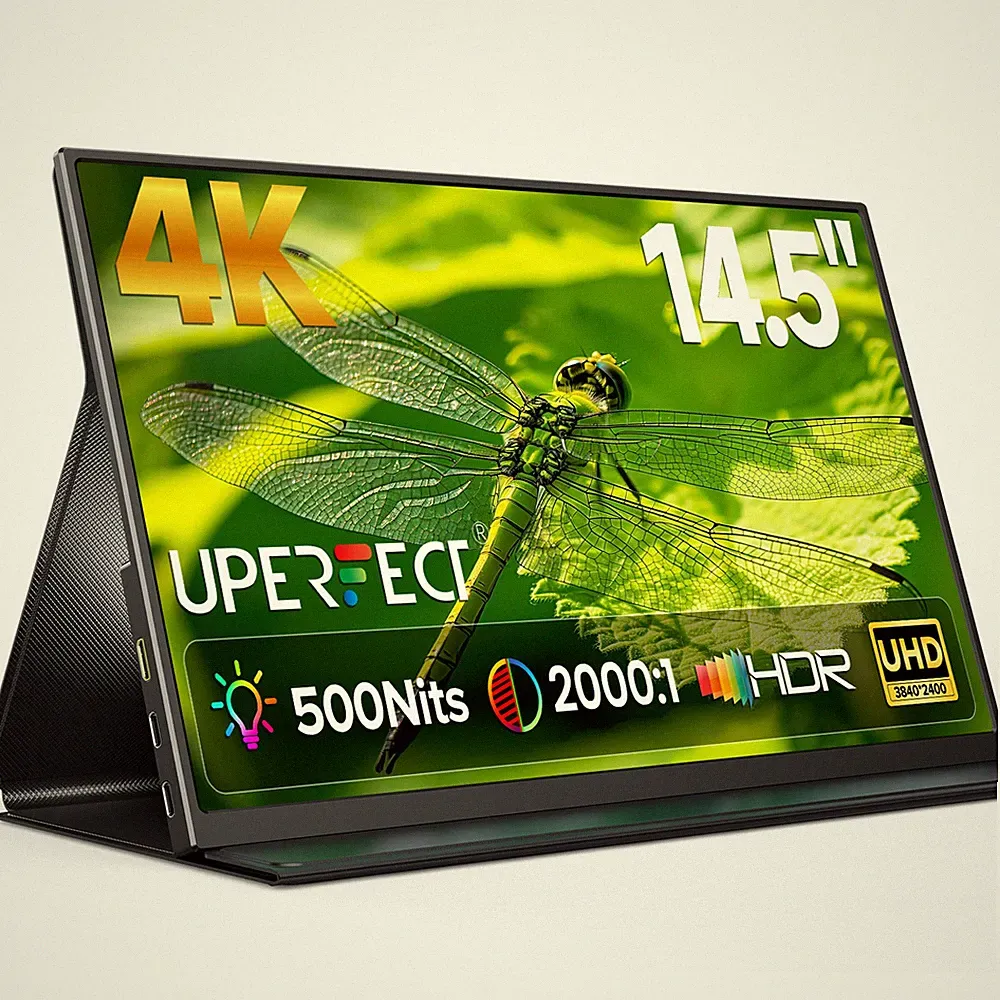 14.5" 4K Portable Monitor Gaming Monitor 3840x2400 USB C HDMI Screen for PS Xbox