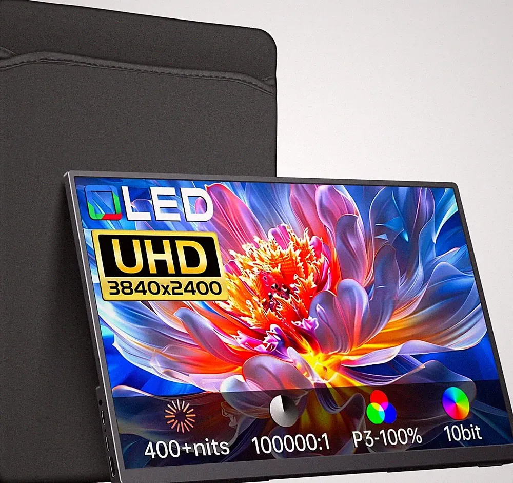 14 Inch 4K OLED Portable Monitor 100% DCI P3 400 Nits