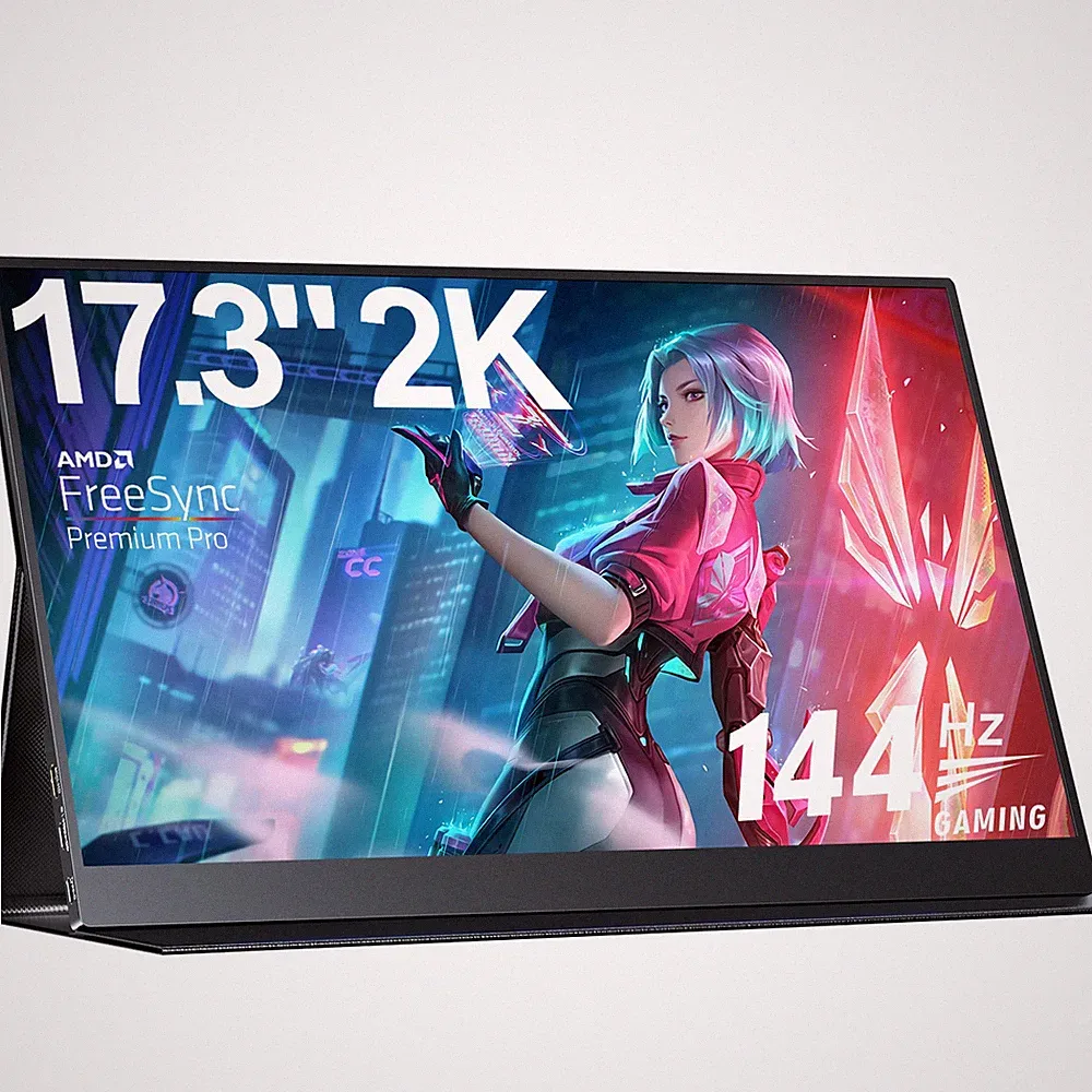 144Hz Portable Gaming Monitor 17.3" 2K QHD Switch Display 1080P For Xbox PS 5