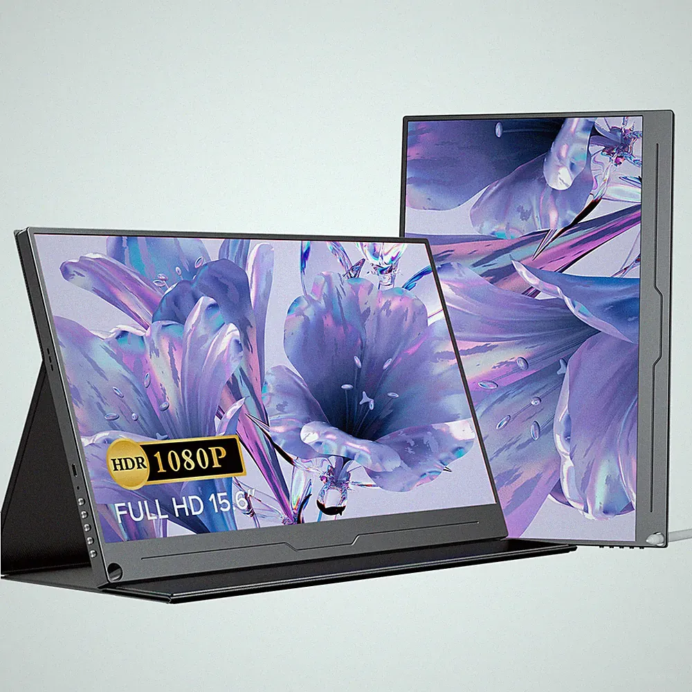 15.6" 1080P Portable Game&Office Monitor Screen VESA Display Computer For Laptop