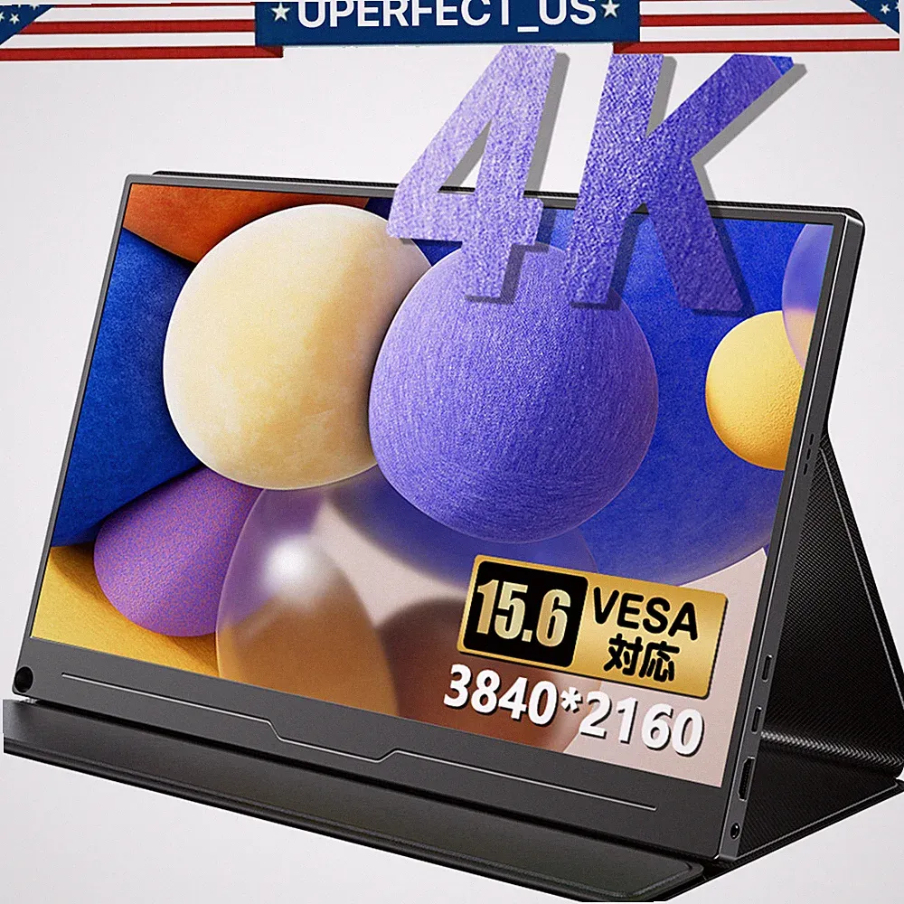 15.6" 4K 400cd/m² HDMI DP 60Hz 3ms UHD Monitor 3840x2160 IPS HDR Monitor Display