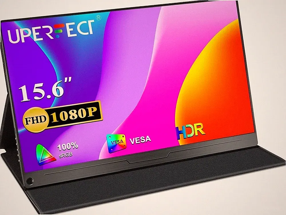 15.6" FHD Eye Care Portable Monitor - USB Type-C & HDMI for Ultimate Versatility