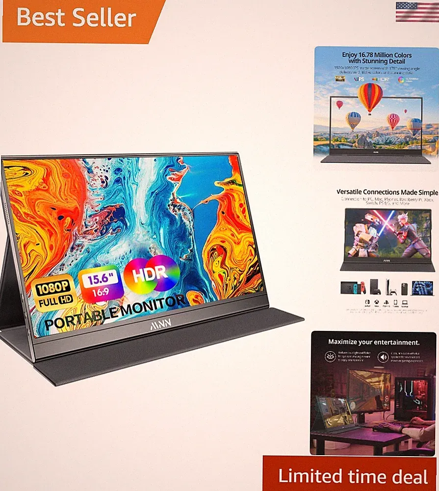 15.6'' Gaming Monitor with Full HD & Eye-Care Features for Ultimate Experience