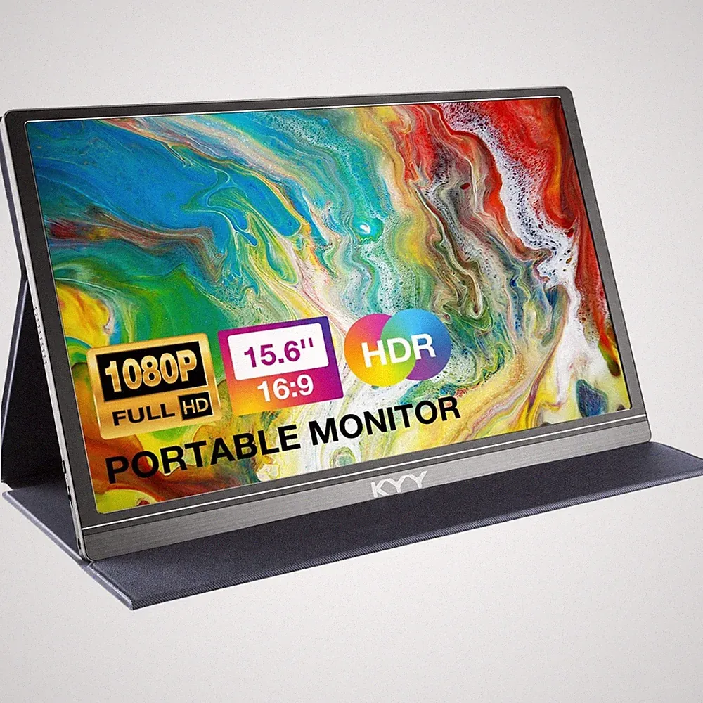 15.6 Inch Portable Monitor FHD HDR IPS Gaming Display for Laptop Smartphone