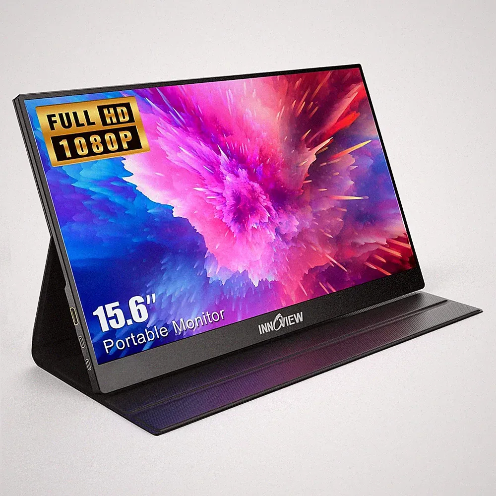 15.6 Inch Portable Monitor Ips Fhd Usb C Display For Laptop And Gaming