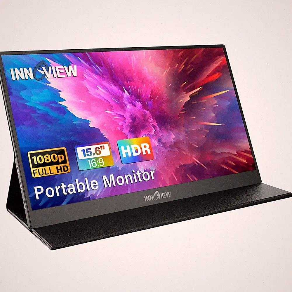 15.6-Inch USB-C & HDMI Portable Monitor - Eye Protection & Eye-Catching Clarity