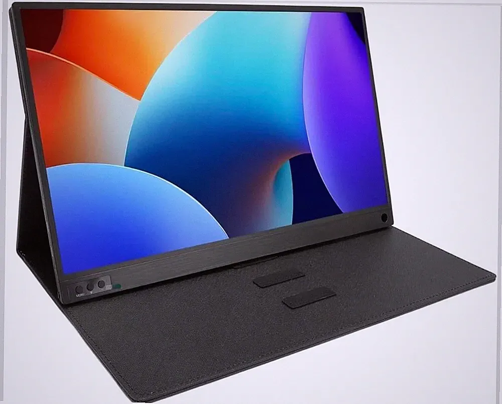 15.6" Portable Monitor FHD 1080P USB-C HDMI IPS Display for Laptop PC Phone Gami