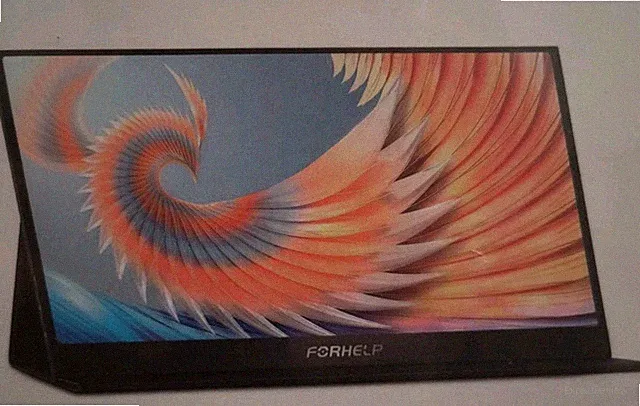 15.6” Portable Monitor FHD IPS – NEW SEALED – USB‑C/HDMI – ForHelp F156P1