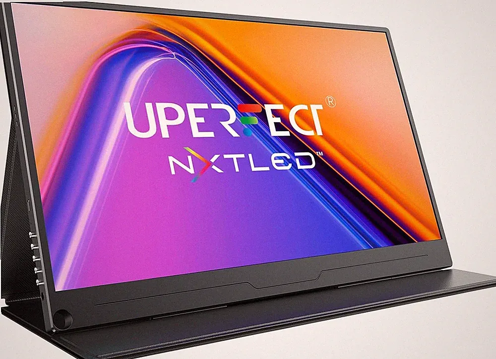 15.6" Portable Monitor, Nxtled™ Eye Care, 1080P, USB-C & HDMI, Travel Screen