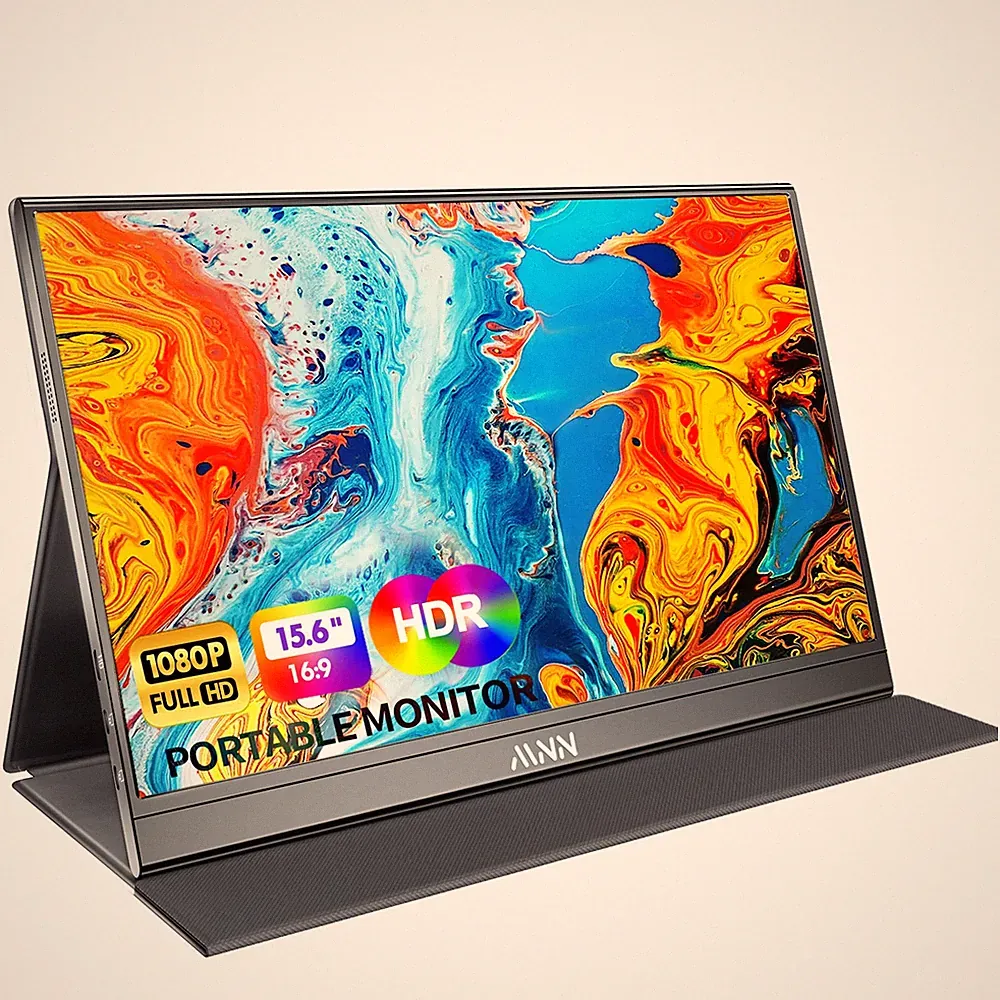 15.6" Portable Monitor USB-C HDMI IPS HDR Gaming Laptop Screen Full HD 60Hz