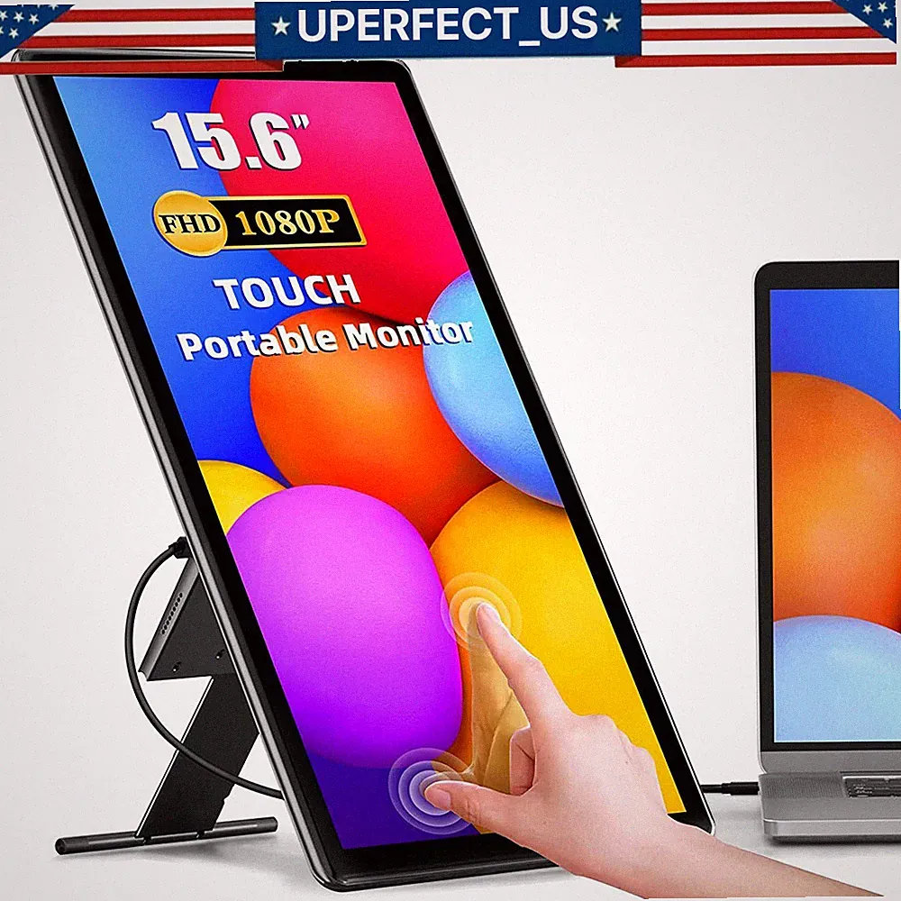 15.6" Touchscreen Monitor UPERFECT y 1920 x 1080 FHD LED Display HDMI IPS Panel