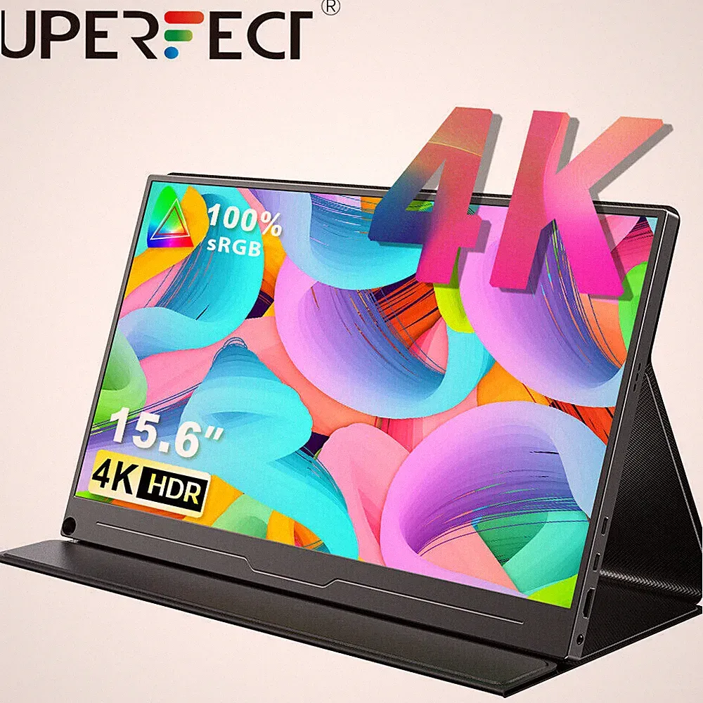 15.6" UHD HDR 4K Monitor with FreeSync Portable Monitor Laptop Second Screen