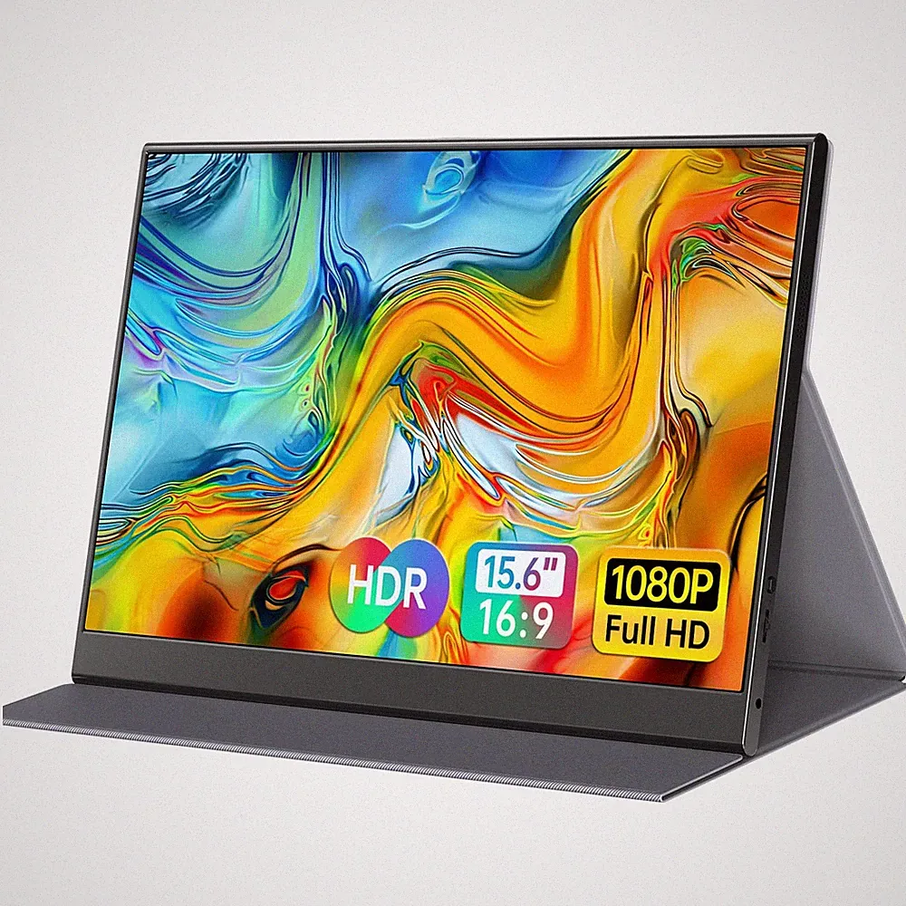 15.6inch Portable Monitor,1080P USB-C HDMI Second External Monitor for Laptop...