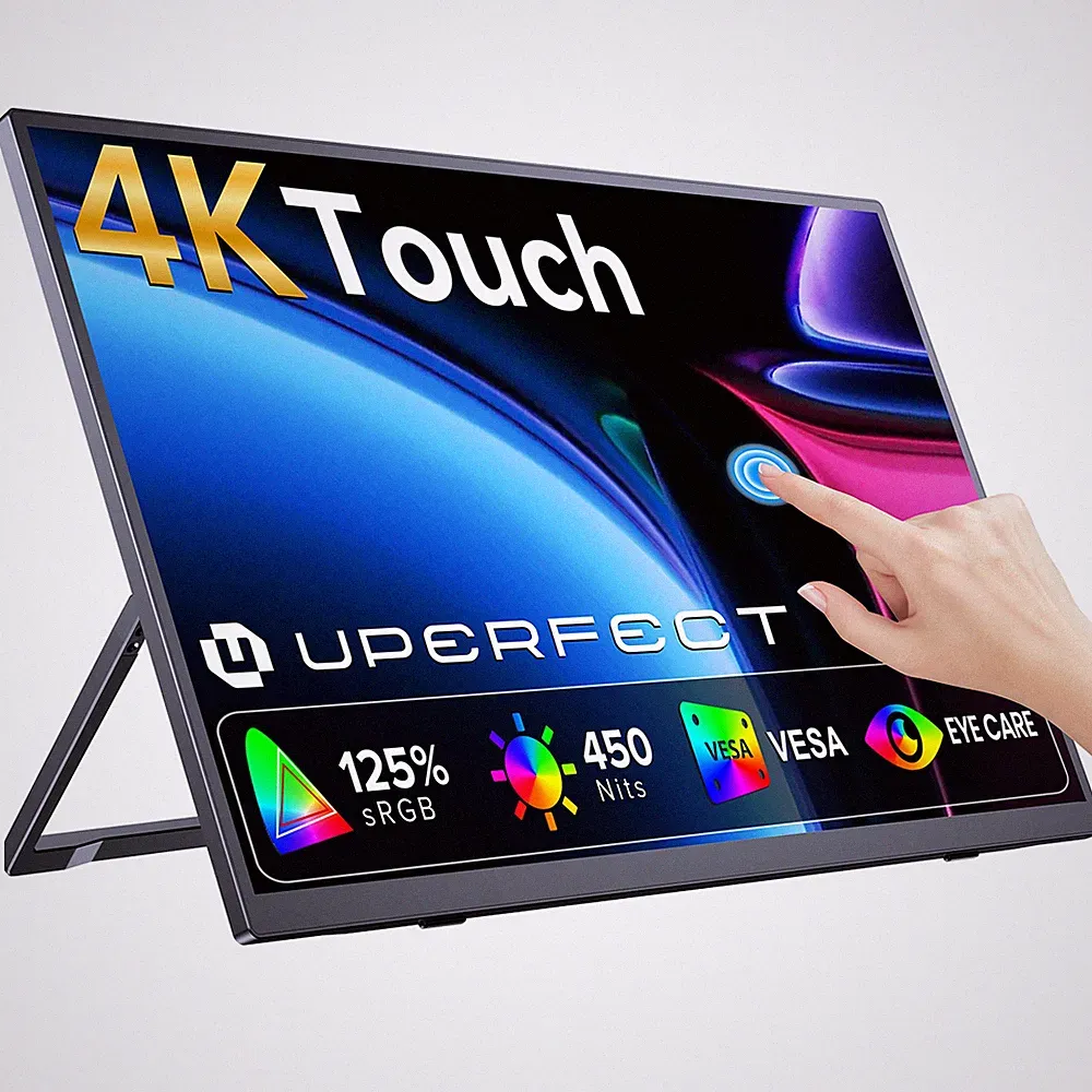 15.7" Portable Monitor 4K Ultra HD Screen 3840 * 2160 USB C Touchscreen Display