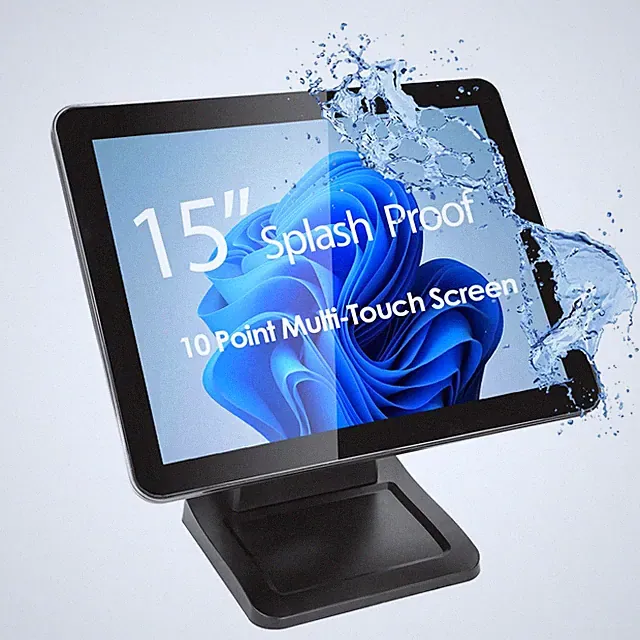 15-Inch 4:3 Capacitive LED Backlit Multi-Touch Monitor, True Flat Seamless De...