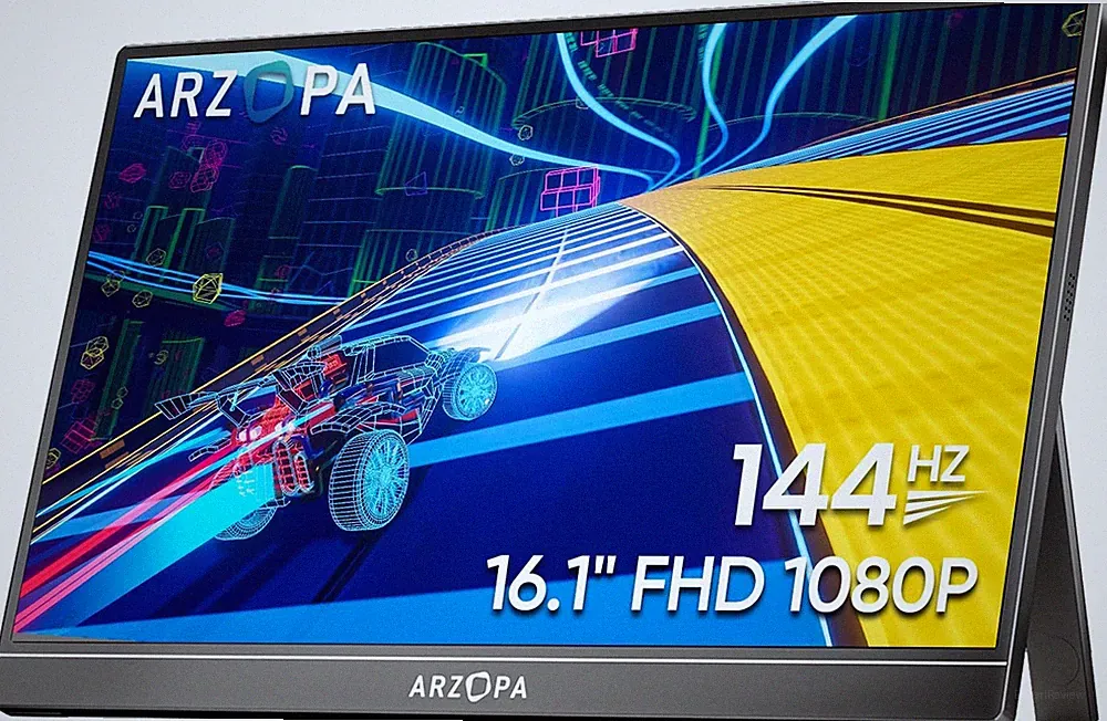 16.1" 144Hz Portable Gaming Monitor, 1080P FHD, Eye Care, External Screen