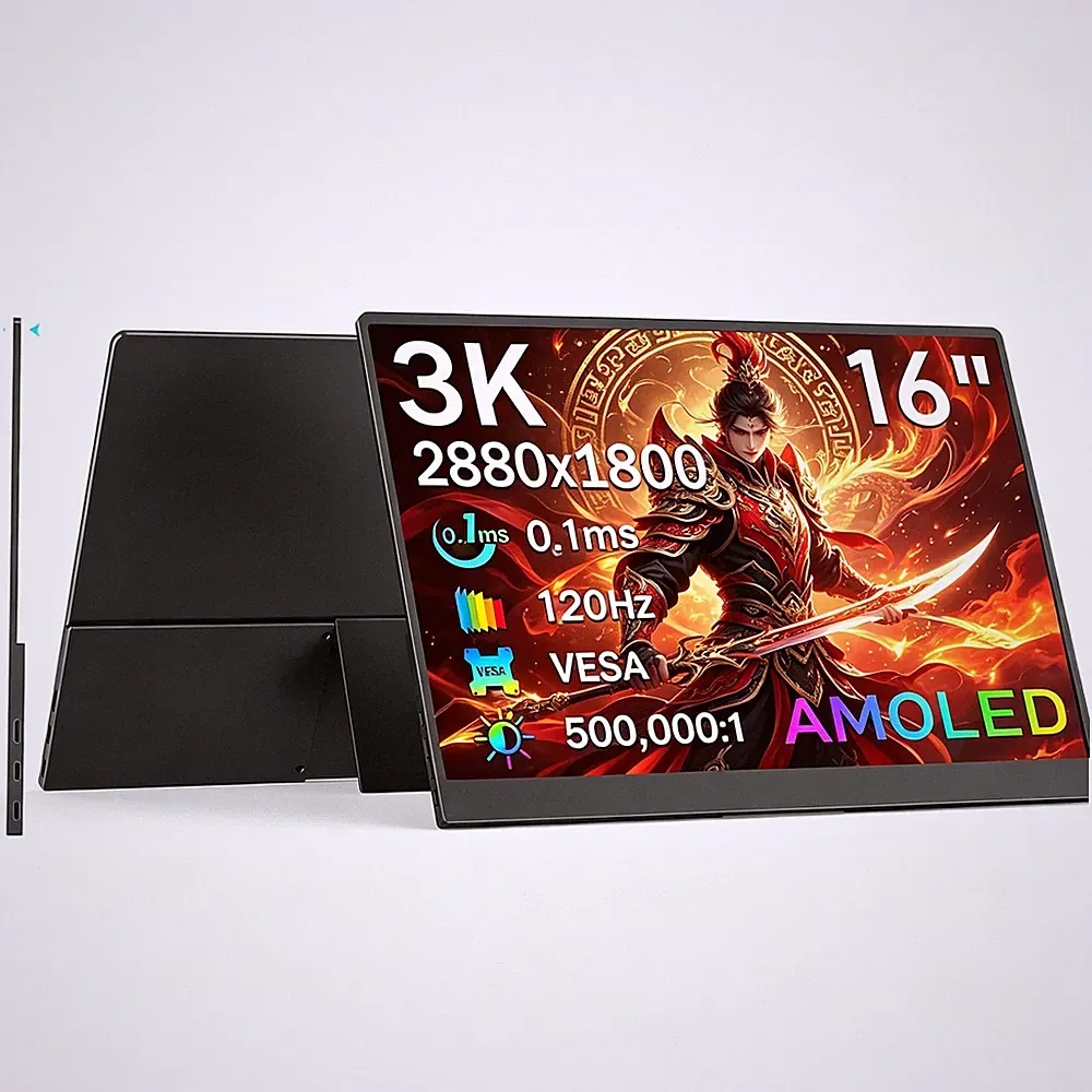 16" OLED 3K 120Hz Portable Gaming Monitor for Laptop Windows Mac Phone Switch PS