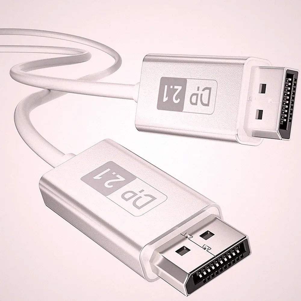16K DisplayPort 2.1 Cable 16.4Ft 16K@60Hz 8K@120Hz 4K@240Hz Gaming Monitor DP
