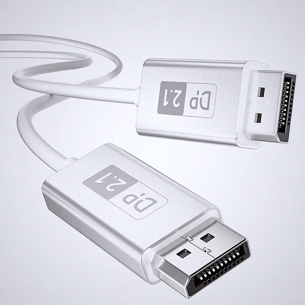 16K DisplayPort 2.1 Cable 16.4ft[16K60Hz,8K120Hz,4K240Hz],Gaming Monitor DP 2...