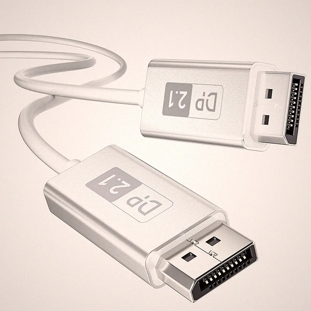16K DisplayPort 2.1 Cable 16.4ft[16K60Hz,8K120Hz,4K240Hz],Gaming Monitor DP 2...
