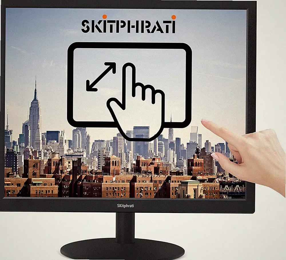 17" 10-Point Touch Screen Monitor, HDMI/VGA, VESA Mount, 75Hz, PC POS