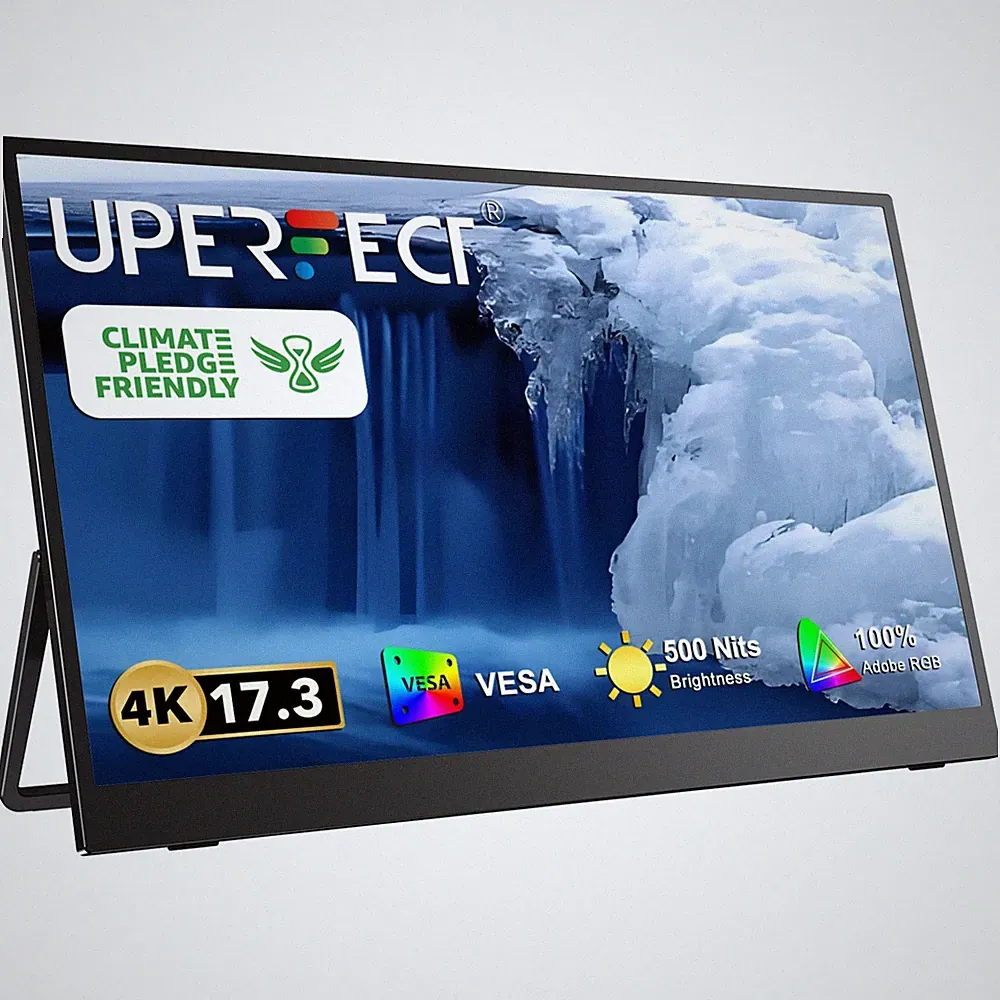 17.3 Inch 4K Portable Monitor 3840x2160 Display IPS Second Screen Monitor