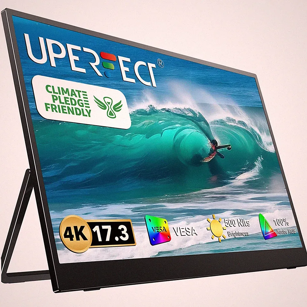 17.3 Inch 4K Portable Monitor External Monitor Gaming Monitor USB-C Monitor