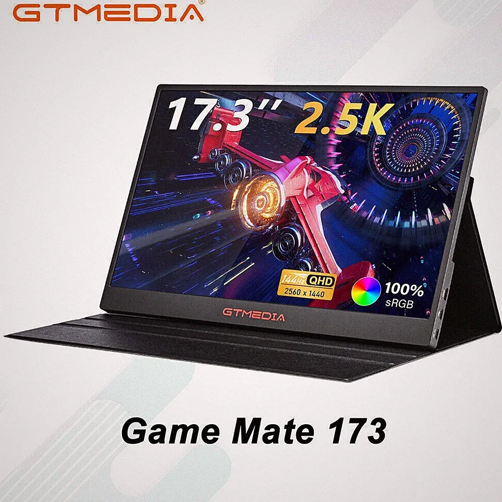 17.3'' Portable Monitor 2.5K 165Hz Portable Laptop Screen Gaming Monitor for PS5