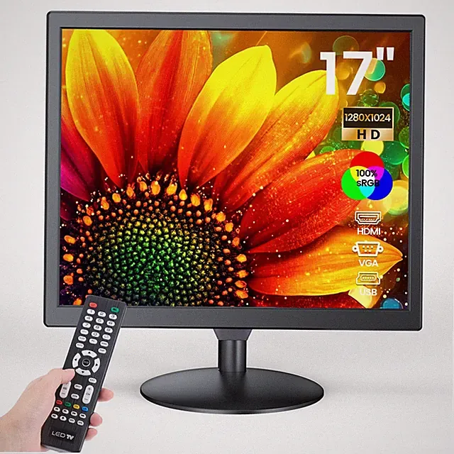 17" CCTV Monitor 1280x1024 Security Camera Screen for Surveillance Camera DVR PC