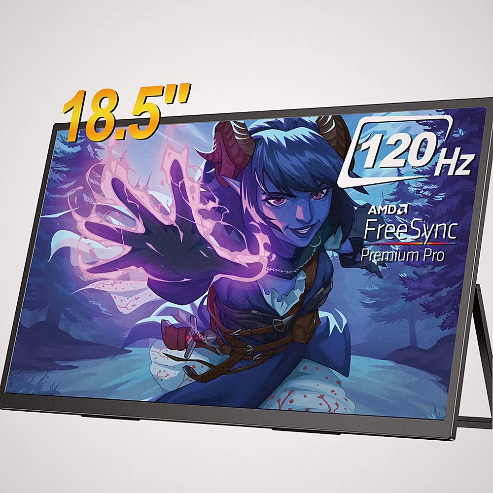 18.5" 120Hz Gaming Monitor Portable Monitor 1920*1080 Freesync Screen 100% sRGB