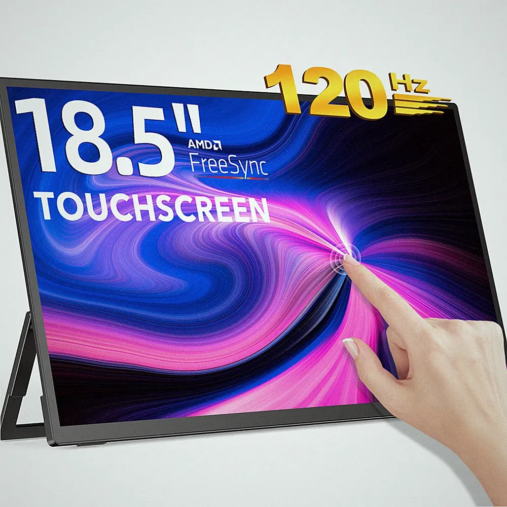 18.5" 120Hz IPS Touchscreen Portable Monitor Laptop 1920x1280 LCD Gaming Screen