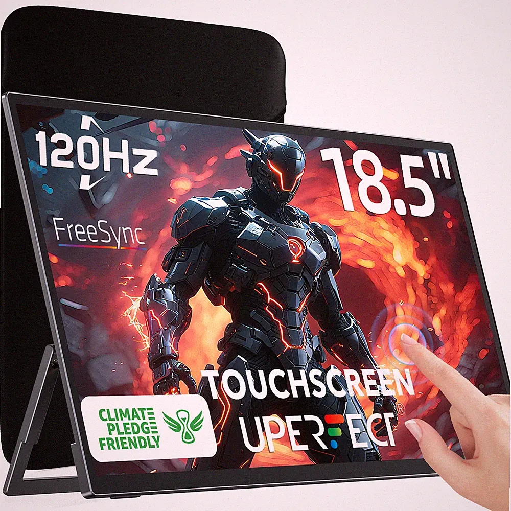18.5" 120Hz Touchscreen 1080P Portable Monitor Ultra-Slim Second Screen For Xbox