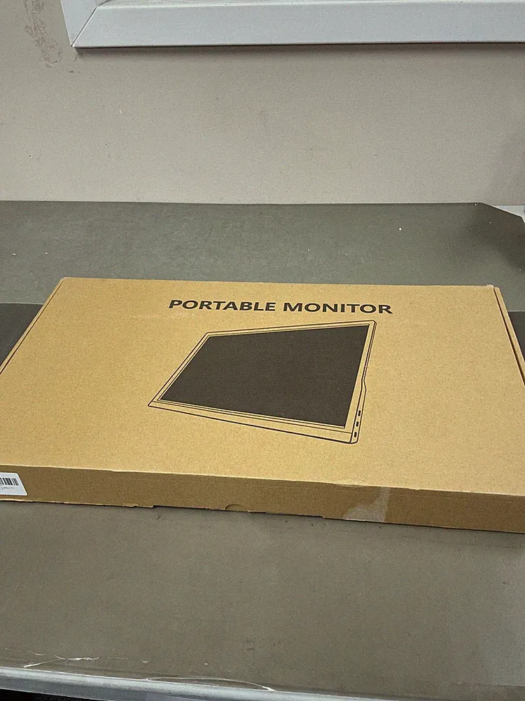 18.5 Inch Large Portable Monitor for Laptop, 120Hz 1080P FHD IPS Portable Travel