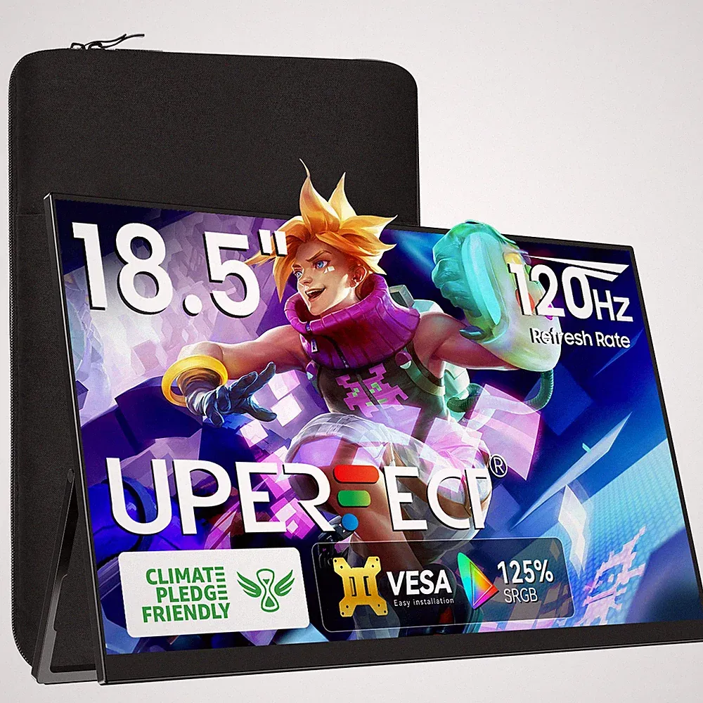 18.5" Portable Monitor 120Hz USB C Gaming Monitor 1920 * 1080 Freesync Screen