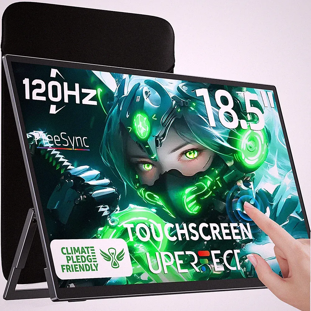 18.5" Touchscreen Portable Monitor 120Hz 1080P FHD Gaming Laptop Screen Monitor
