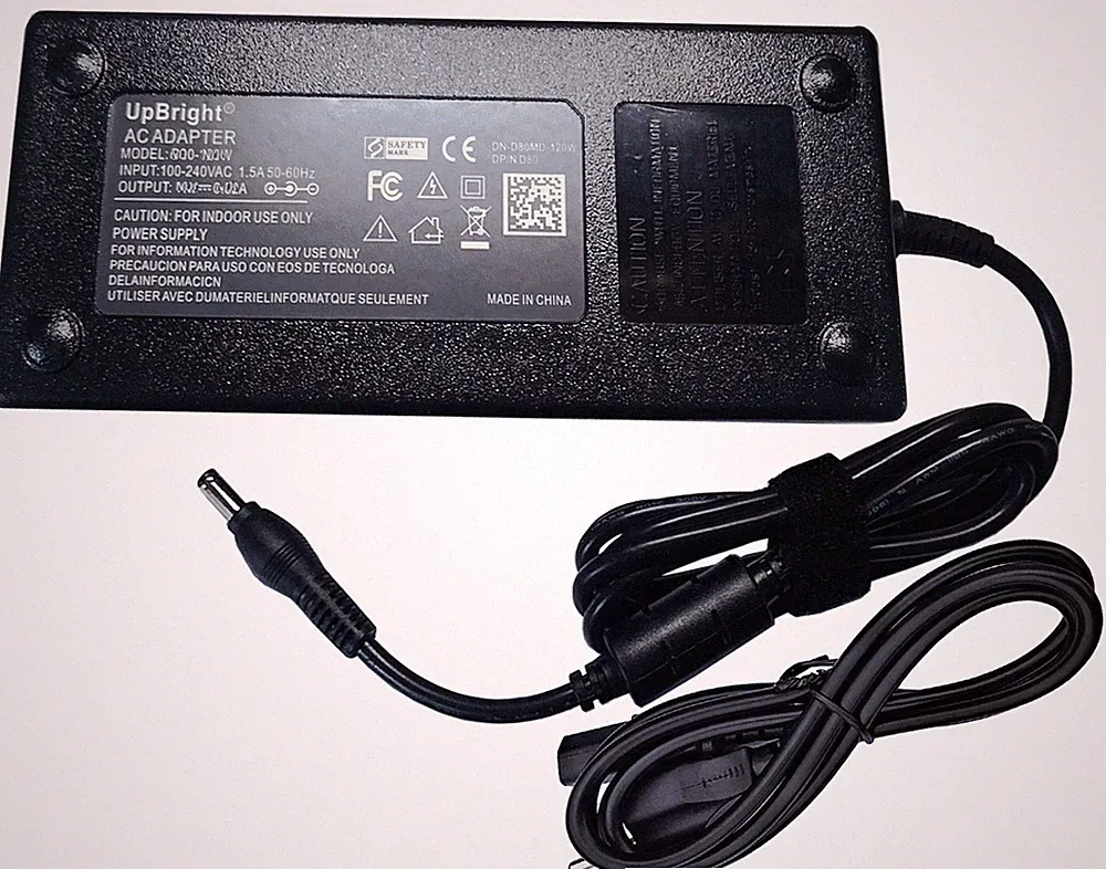 19.5V 6.15A 120W AC Adapter For HP Omen X 6FN07AA 6FN07AA#ABA 27” Gaming Monitor