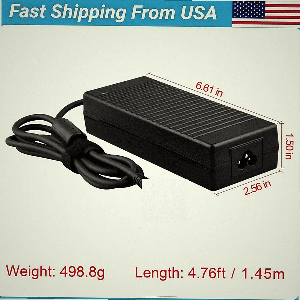 19.5V Adapter For Sony 27" INZONE M9 SDM-U27M90 4K HDR 144Hz 2.1 Gaming Monitor