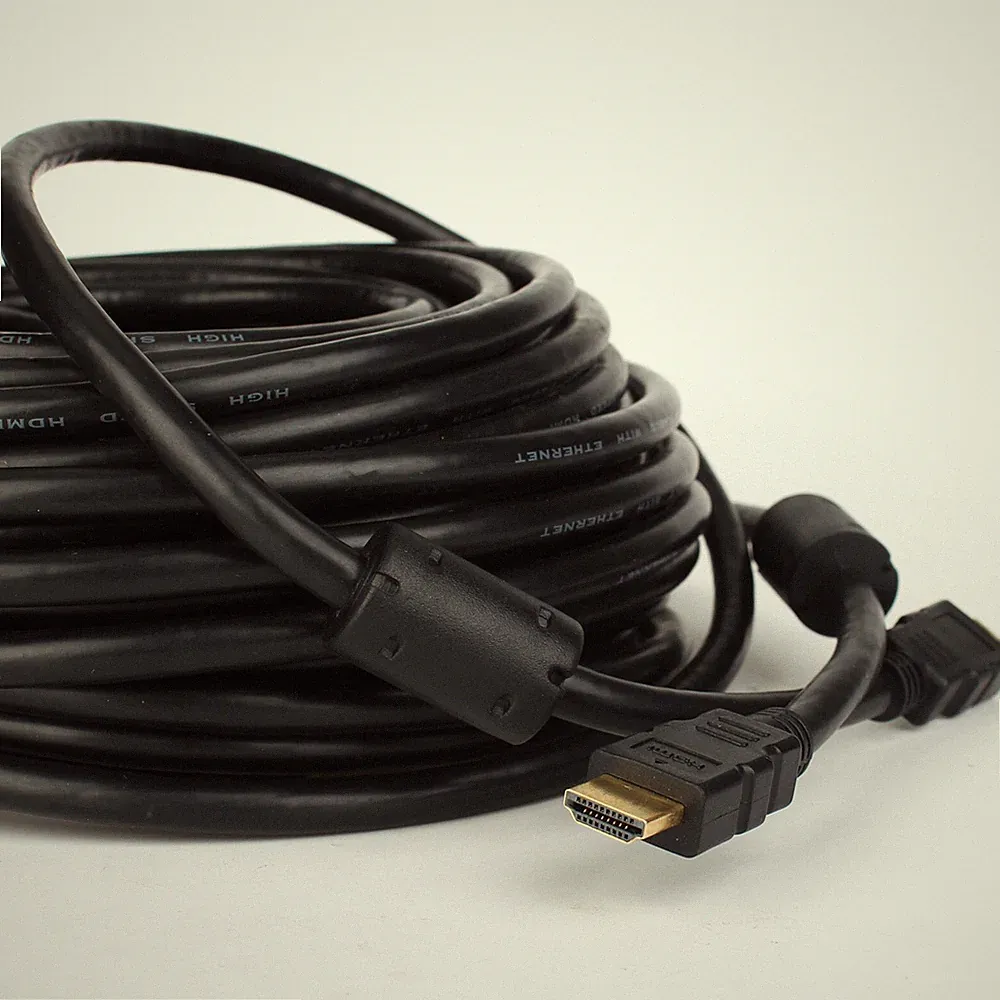 2 Pack 50ft HDMI Cable 1080p, Ethernet, ARC, 3D for Gaming Monitor, PS4/PS3, PC