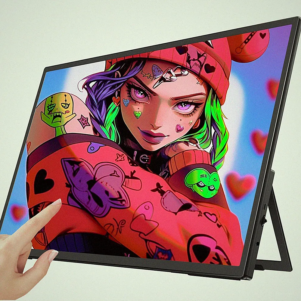 21.5" Touchscreen 120Hz 1920*1080 Portable Monitor Large Display Freestanding